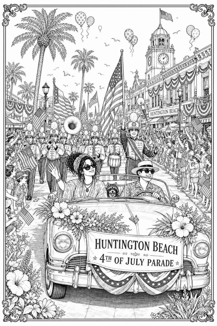 Huntington Beach, California sample page