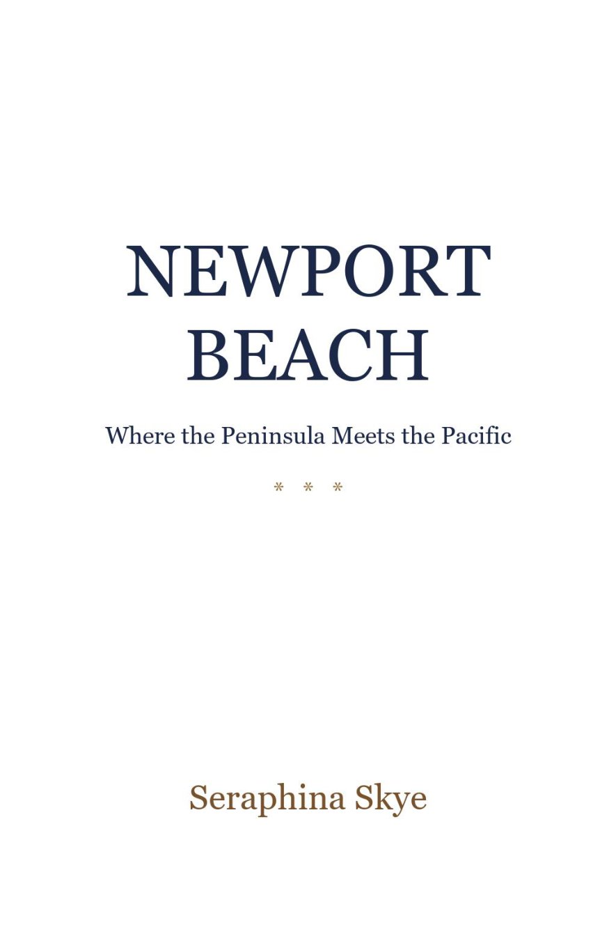Newport Beach, California sample page