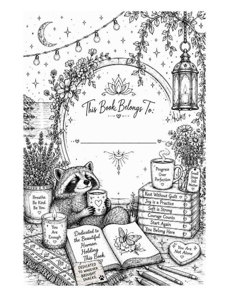 Sassy Goddesses: Coloring Book sample page
