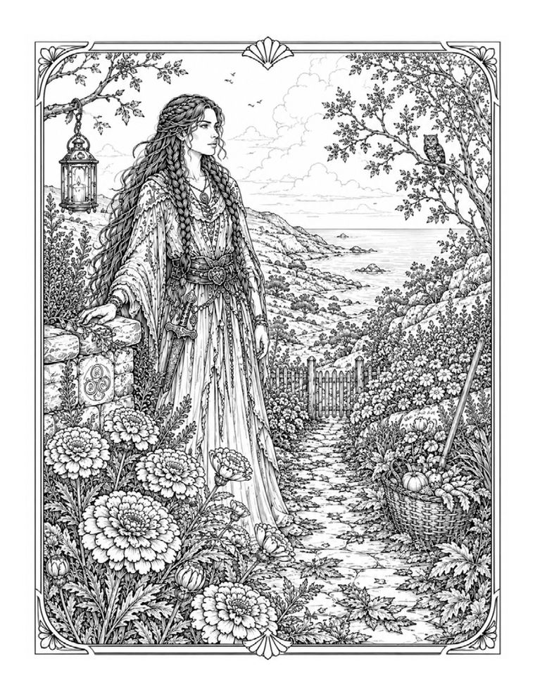 THORNED SISTERS: Dirt & Bone sample page